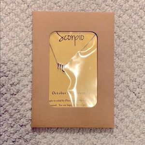 Scorpio Silver Necklace